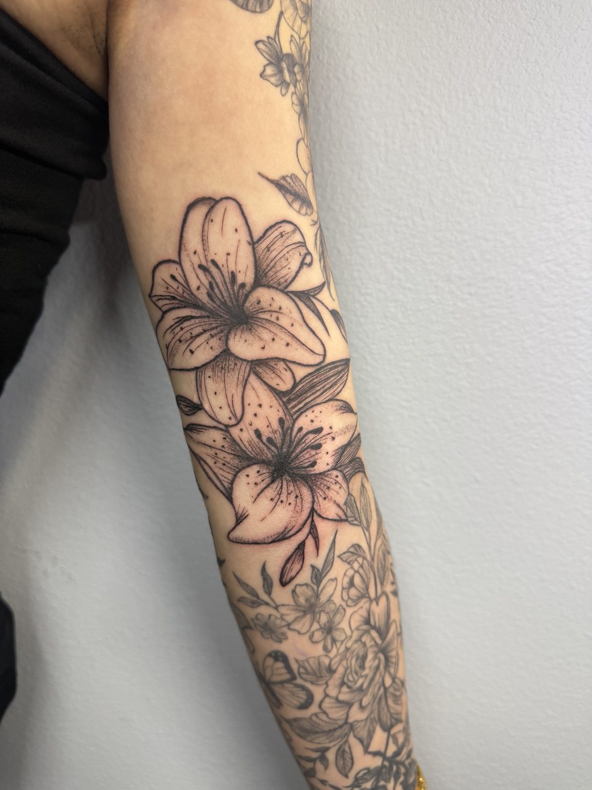 Floral tattoo